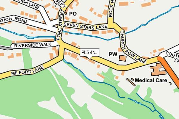 PL5 4NJ map - OS OpenMap – Local (Ordnance Survey)