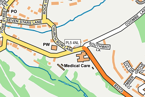 PL5 4NL map - OS OpenMap – Local (Ordnance Survey)