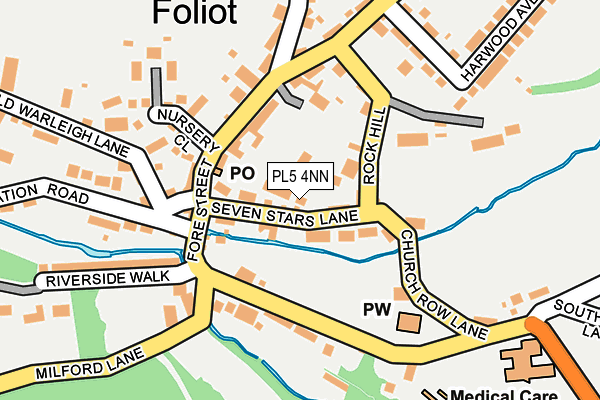 PL5 4NN map - OS OpenMap – Local (Ordnance Survey)