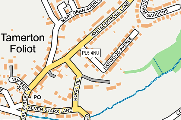 PL5 4NU map - OS OpenMap – Local (Ordnance Survey)