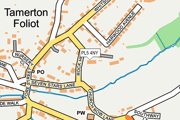 PL5 4NY map - OS OpenMap – Local (Ordnance Survey)