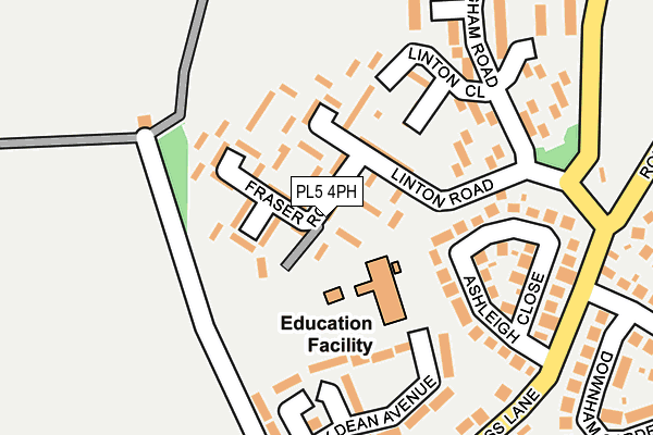 PL5 4PH map - OS OpenMap – Local (Ordnance Survey)