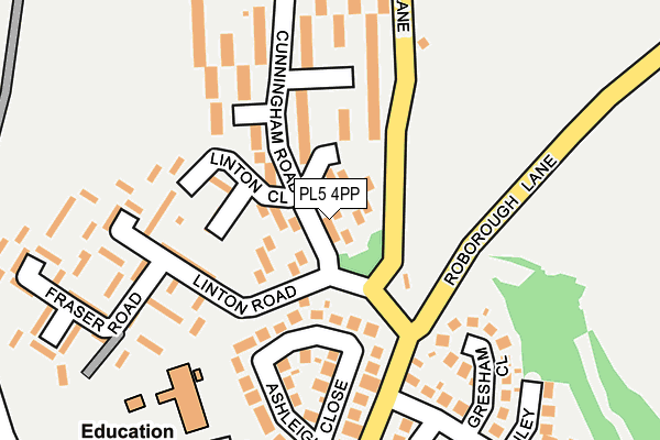 PL5 4PP map - OS OpenMap – Local (Ordnance Survey)