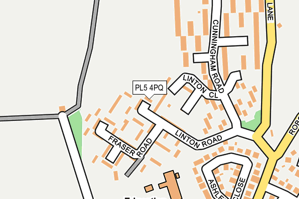 PL5 4PQ map - OS OpenMap – Local (Ordnance Survey)