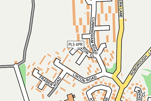 PL5 4PR map - OS OpenMap – Local (Ordnance Survey)