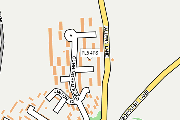 PL5 4PS map - OS OpenMap – Local (Ordnance Survey)