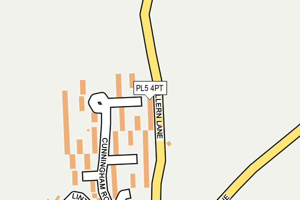 PL5 4PT map - OS OpenMap – Local (Ordnance Survey)