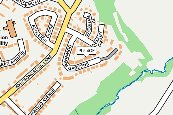 PL5 4QF map - OS OpenMap – Local (Ordnance Survey)