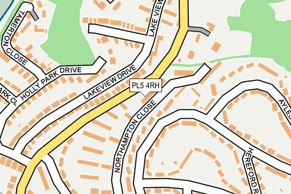 PL5 4RH map - OS OpenMap – Local (Ordnance Survey)