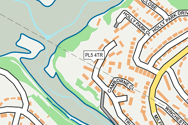 PL5 4TR map - OS OpenMap – Local (Ordnance Survey)