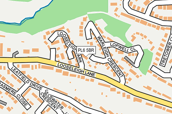 PL6 5BR map - OS OpenMap – Local (Ordnance Survey)