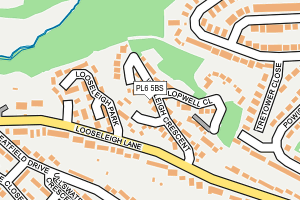 PL6 5BS map - OS OpenMap – Local (Ordnance Survey)