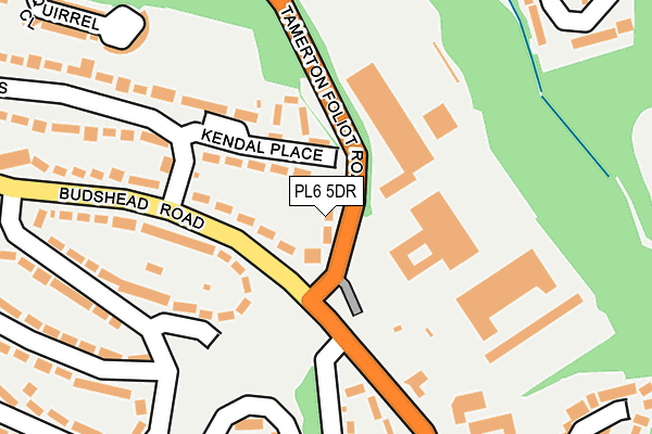 PL6 5DR map - OS OpenMap – Local (Ordnance Survey)