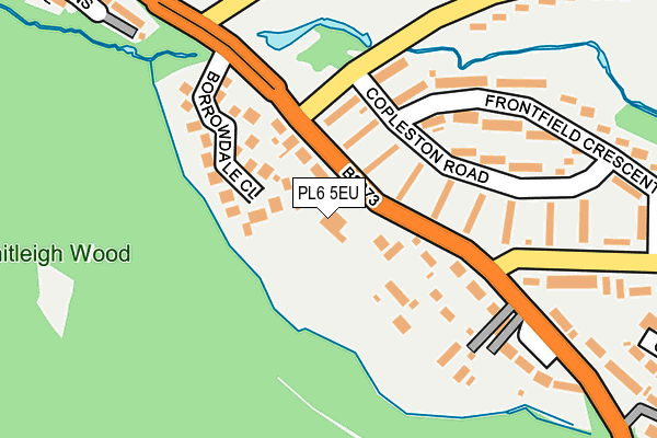 PL6 5EU map - OS OpenMap – Local (Ordnance Survey)