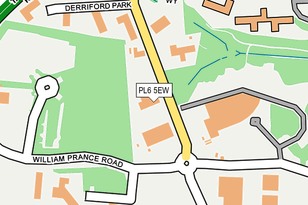 PL6 5EW map - OS OpenMap – Local (Ordnance Survey)
