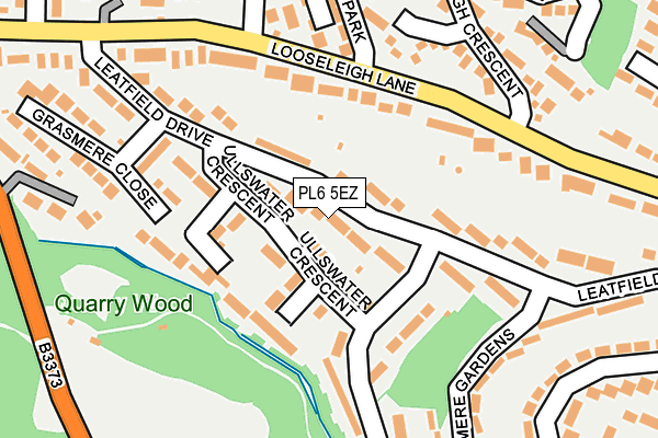 PL6 5EZ map - OS OpenMap – Local (Ordnance Survey)