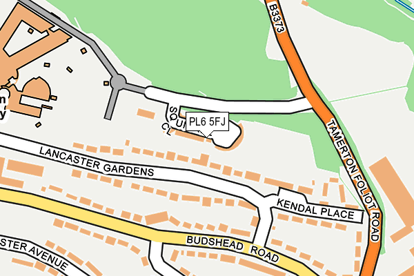 PL6 5FJ map - OS OpenMap – Local (Ordnance Survey)