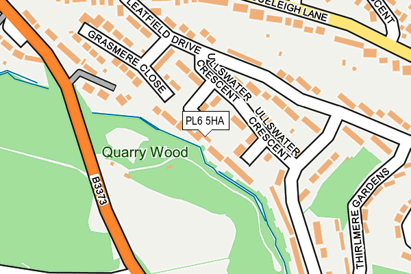 PL6 5HA map - OS OpenMap – Local (Ordnance Survey)