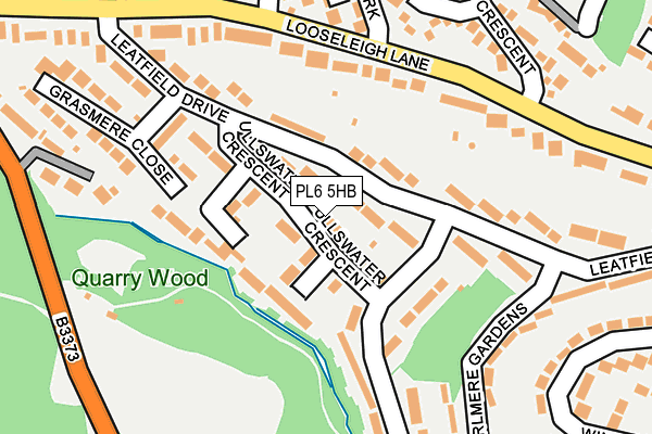 PL6 5HB map - OS OpenMap – Local (Ordnance Survey)