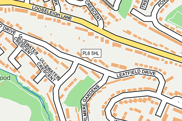 PL6 5HL map - OS OpenMap – Local (Ordnance Survey)