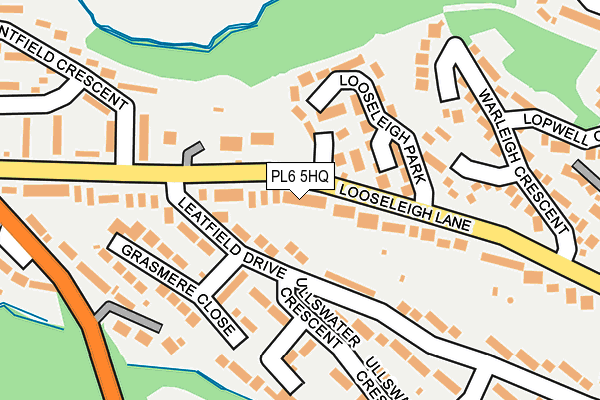 PL6 5HQ map - OS OpenMap – Local (Ordnance Survey)