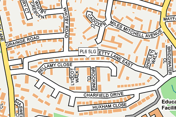 PL6 5LG map - OS OpenMap – Local (Ordnance Survey)