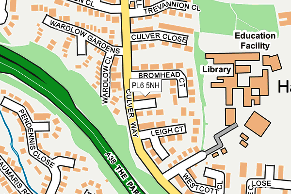 PL6 5NH map - OS OpenMap – Local (Ordnance Survey)