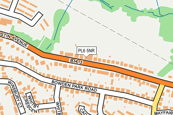 PL6 5NR map - OS OpenMap – Local (Ordnance Survey)