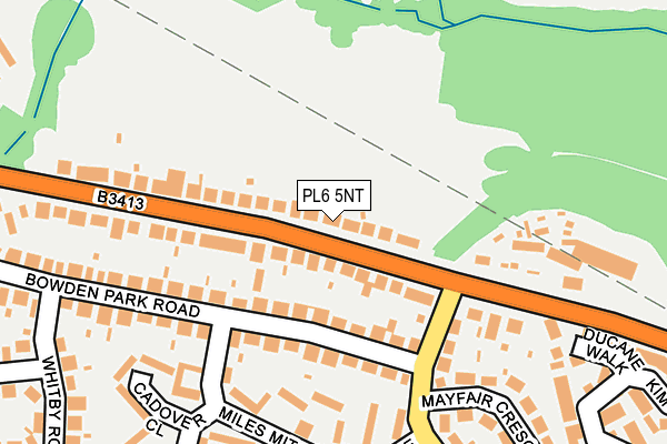 PL6 5NT map - OS OpenMap – Local (Ordnance Survey)