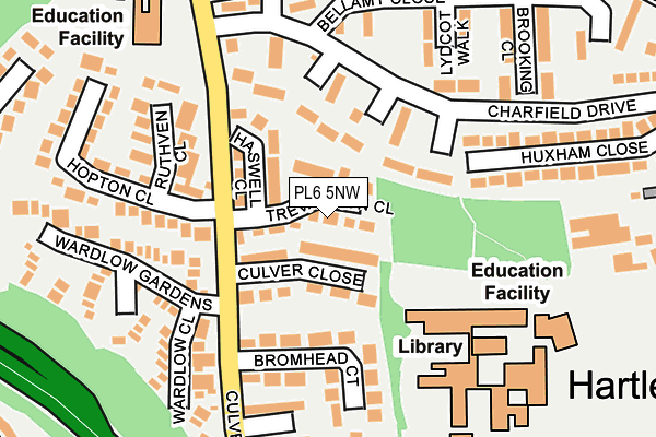 PL6 5NW map - OS OpenMap – Local (Ordnance Survey)