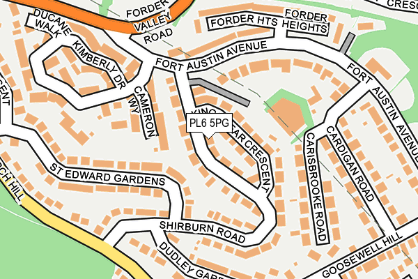 PL6 5PG map - OS OpenMap – Local (Ordnance Survey)