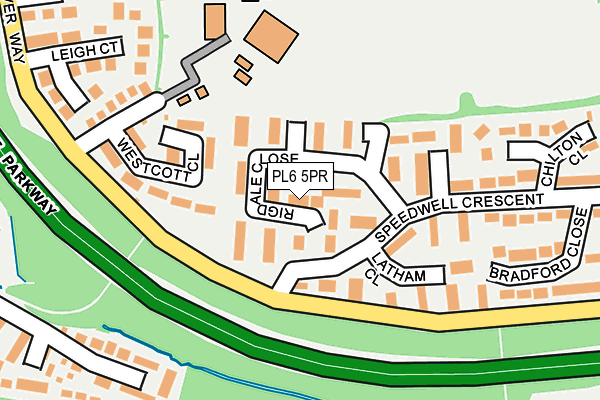 PL6 5PR map - OS OpenMap – Local (Ordnance Survey)