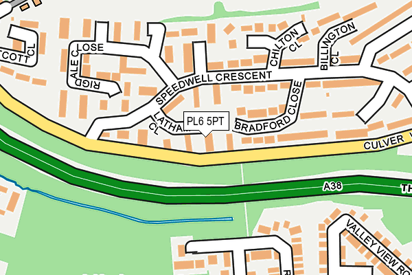 PL6 5PT map - OS OpenMap – Local (Ordnance Survey)