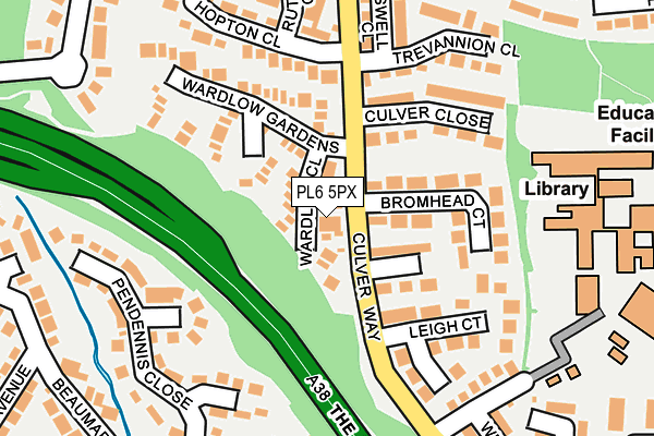 PL6 5PX map - OS OpenMap – Local (Ordnance Survey)