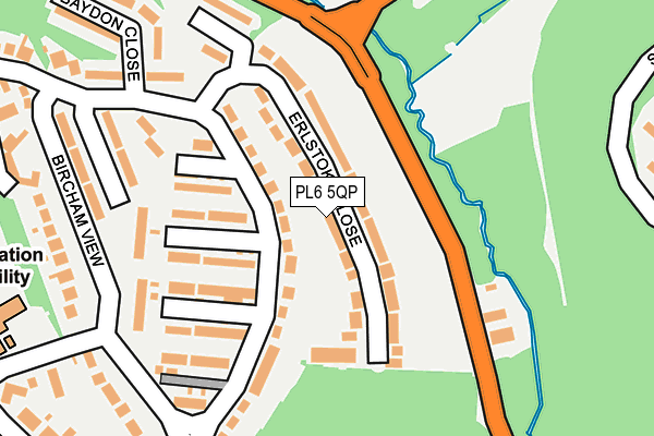 PL6 5QP map - OS OpenMap – Local (Ordnance Survey)