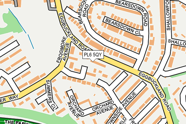 PL6 5QY map - OS OpenMap – Local (Ordnance Survey)