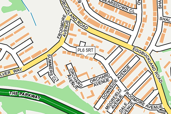 PL6 5RT map - OS OpenMap – Local (Ordnance Survey)