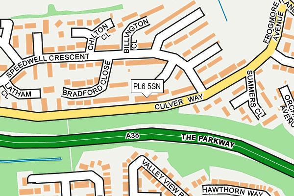 PL6 5SN map - OS OpenMap – Local (Ordnance Survey)