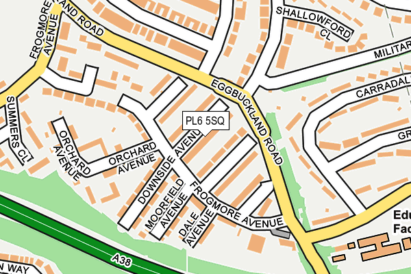 PL6 5SQ map - OS OpenMap – Local (Ordnance Survey)