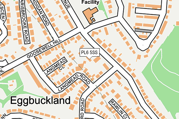 PL6 5SS map - OS OpenMap – Local (Ordnance Survey)