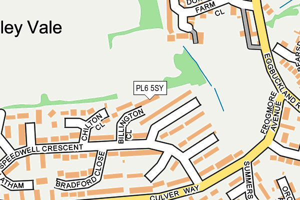 PL6 5SY map - OS OpenMap – Local (Ordnance Survey)