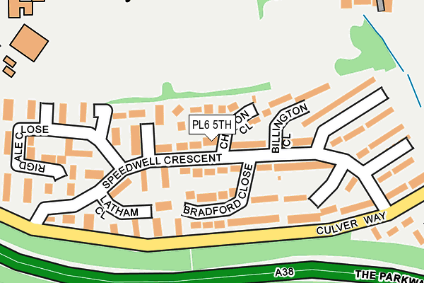 PL6 5TH map - OS OpenMap – Local (Ordnance Survey)