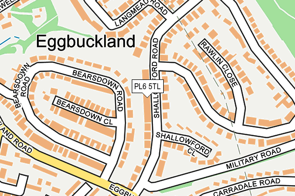 PL6 5TL map - OS OpenMap – Local (Ordnance Survey)