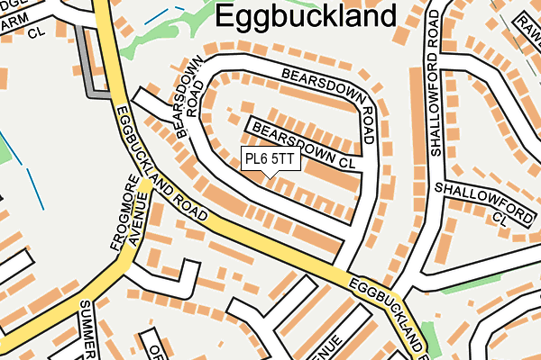 PL6 5TT map - OS OpenMap – Local (Ordnance Survey)