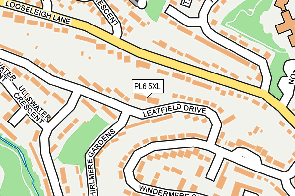 PL6 5XL map - OS OpenMap – Local (Ordnance Survey)
