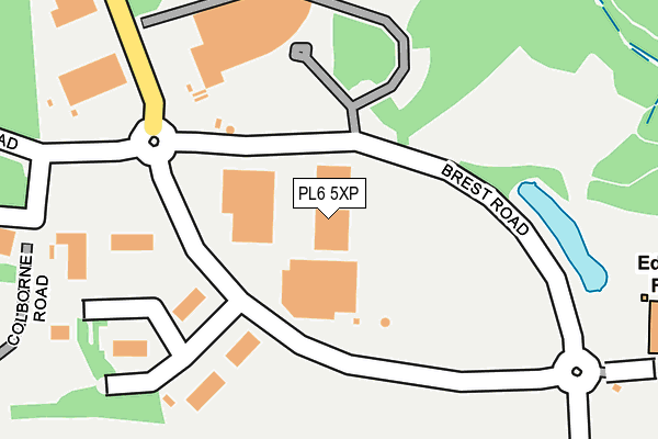 PL6 5XP map - OS OpenMap – Local (Ordnance Survey)