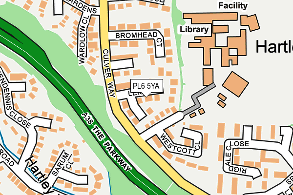 PL6 5YA map - OS OpenMap – Local (Ordnance Survey)