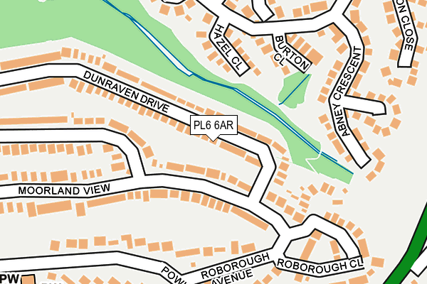 PL6 6AR map - OS OpenMap – Local (Ordnance Survey)