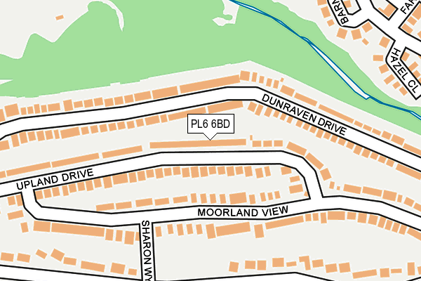 PL6 6BD map - OS OpenMap – Local (Ordnance Survey)