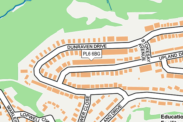 PL6 6BG map - OS OpenMap – Local (Ordnance Survey)